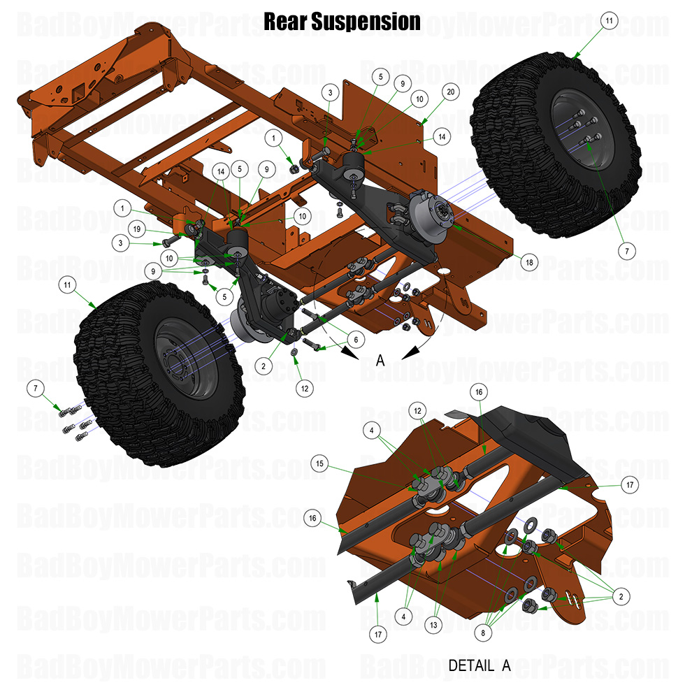 2025 Renegade - Diesel - Rear Suspension